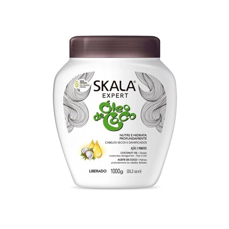 Mascarilla Capilar Skala Aceite de Coco 1kg | Hidratación Vegana y Profunda