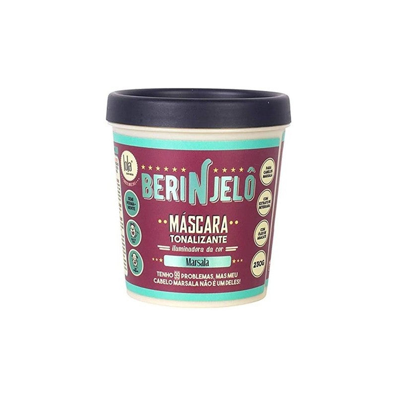 Máscara Tonalizante Berenjelo Marsala Lola Cosmetics 230g – Color y Brillo sin Amoníaco para Cabello Marsala