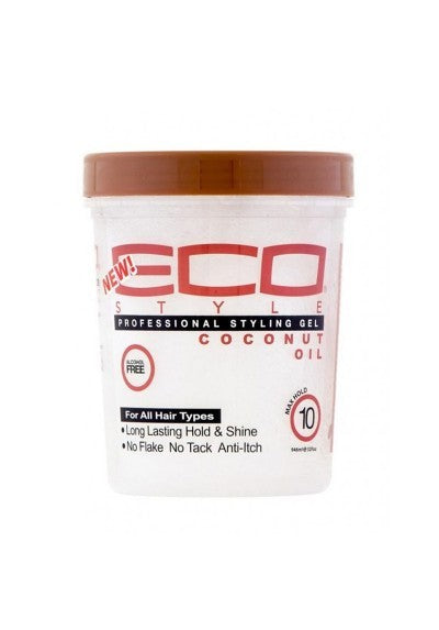 Gel Peinador Eco Style Coco 946ml | Fijación Máxima sin Acartonamiento