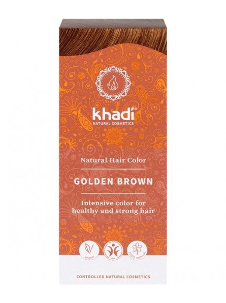 Tinte Natural Castaño Dorado Khadi – Coloración 100% Vegetal y Vegana