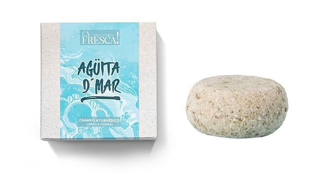 Champú Sólido Ayurvédico Agüita d'Mar 85g – Anticaída, Revitalizante y 100% Vegano