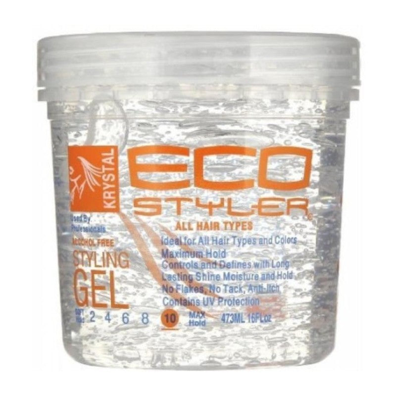 Eco Styler Krystal Gel 946ml | Fijación Máxima para Todo Tipo de Cabello