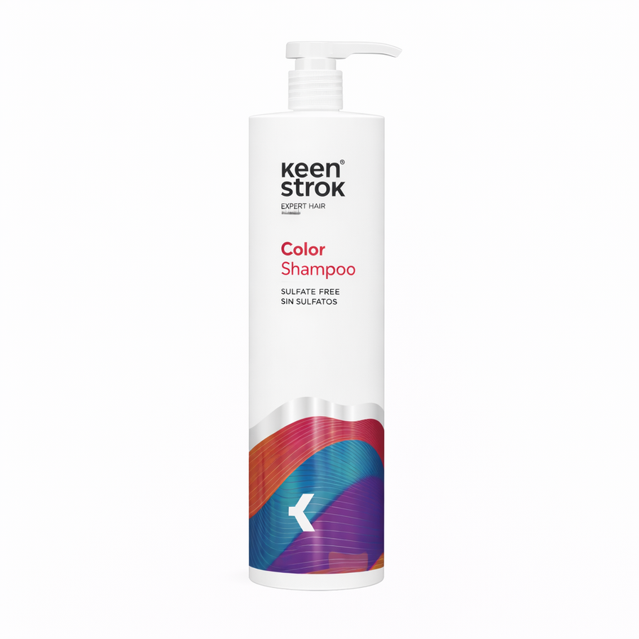 Champú Color Keen Strok 1000ml – Sin Sulfatos para Cabello Teñido con Colágeno y Ácido Hialurónico