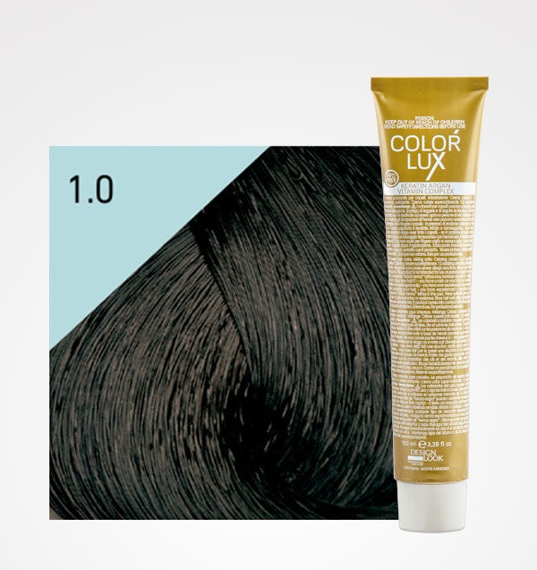 Color Lux 1.0 Negro | Tinte Profesional con Argán y Queratina