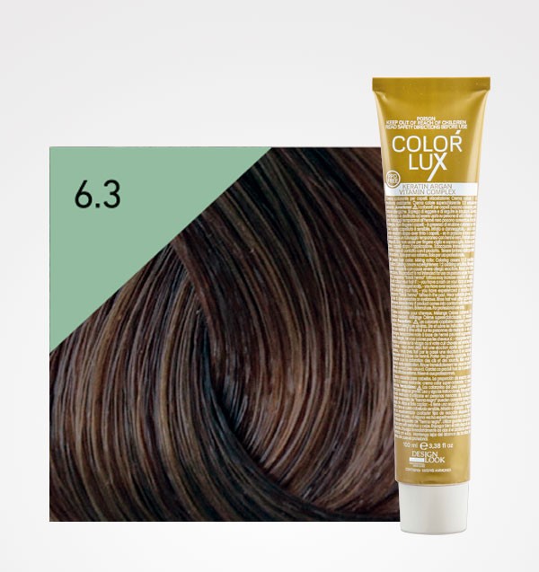 Color Lux 6.3 Rubio Oscuro Dorado | Tinte Profesional con Argán y Queratina