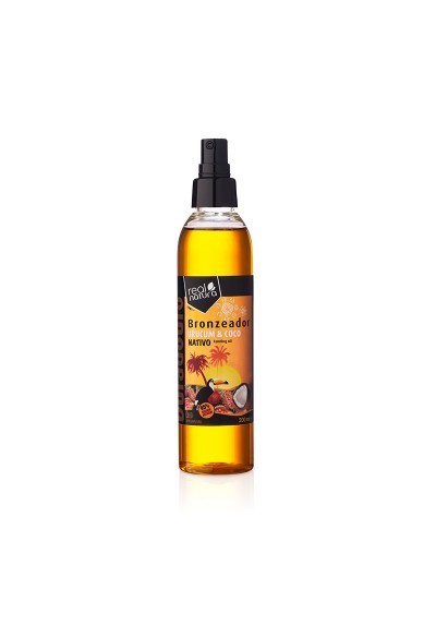 Bronceador de Urucum con Coco 200ml – Aceite Natural para Bronceado Progresivo e Hidratación Intensa