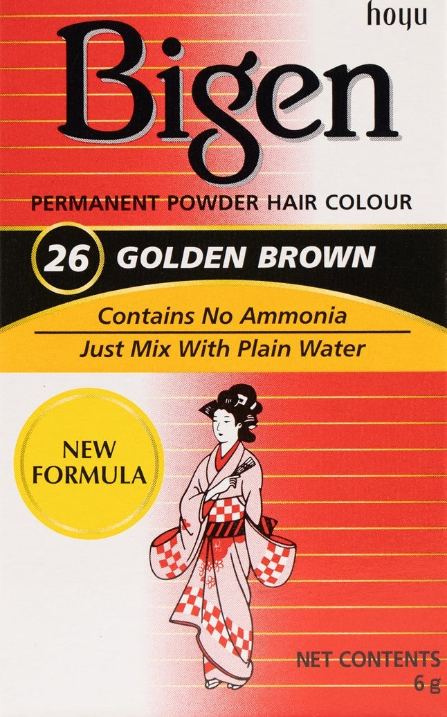 Bigen 26 Golden Brown- Bigen 26 Golden Brown – Tinte Permanente Cabello