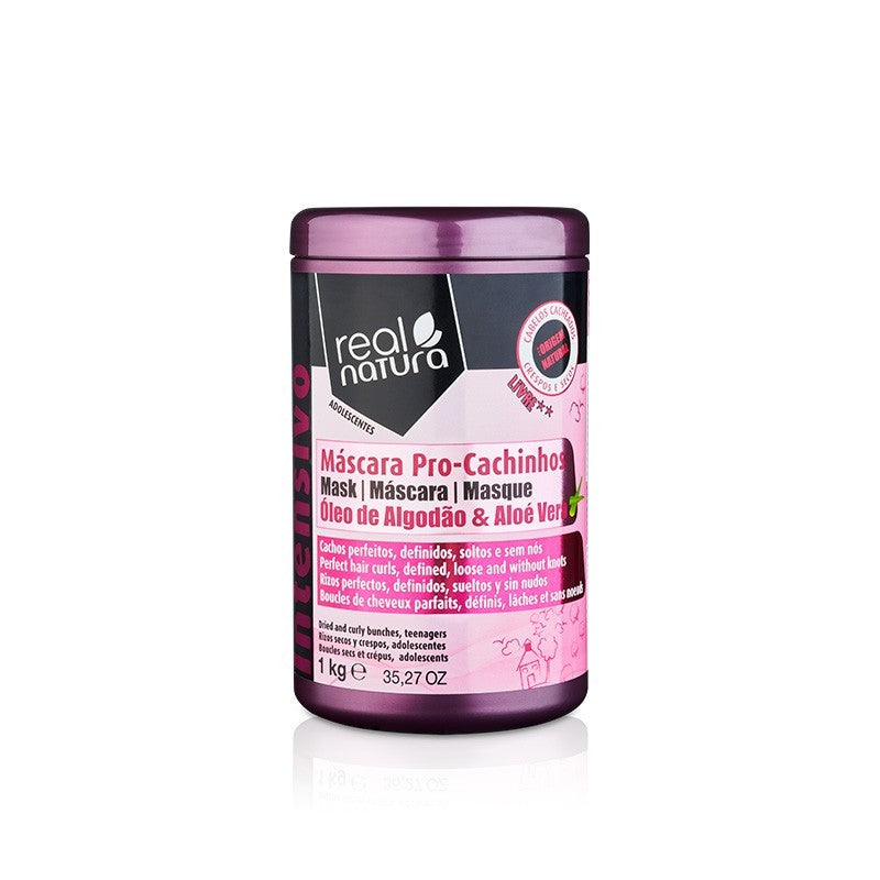 Máscara Pro Cachinhos 1kg – Mascarilla Infantil para Rizos Hidratados, Suaves y con Brillo