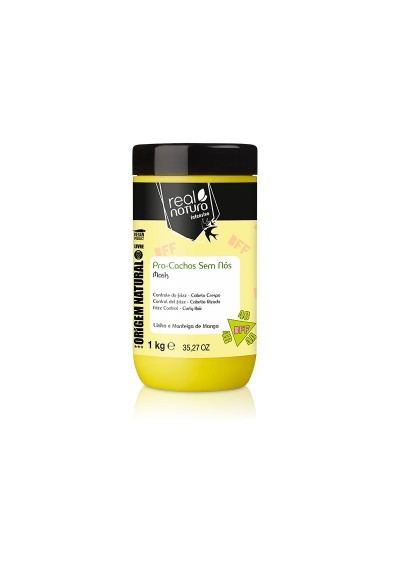 Mascarilla Pro-Cachos Sem Nós 1kg | Nutrición Profunda y Desenredo Rizos 3A a 4C