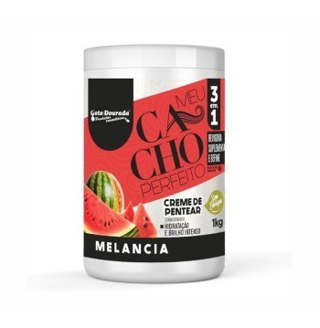 Crema de Peinar Meu Cacho Perfeito Melancia 1KG - Hidratación y Brillo para Rizos Naturales