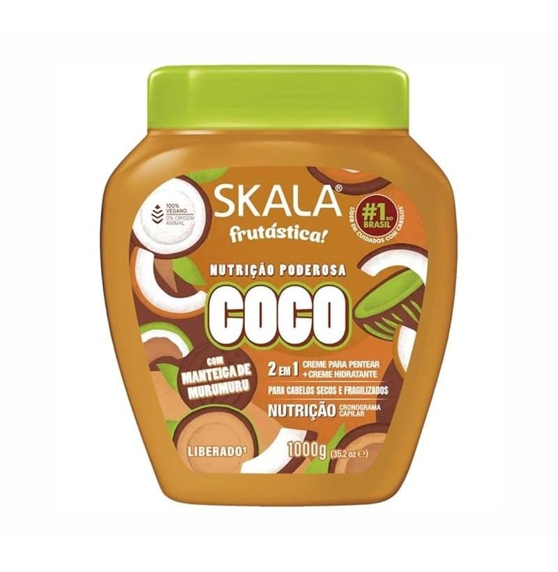 Skala Frutástica Coco 2 en 1 – Crema Acondicionadora con Aceite de Coco, Murumuru y Karité