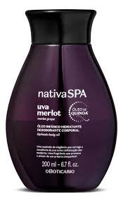 Aceite Nativa Spa Uva Merlot 200ml