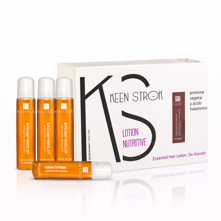 Tratamiento Capilar Nutritivo Iluminador Keen Strok Sin Aclarado – Brillo, Nutrición y Protección Térmica