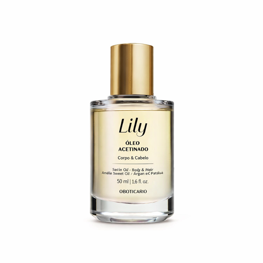 Aceite Satinado multifuncional Lily 50ml | Para Cuerpo y Cabello con Aroma Floral
