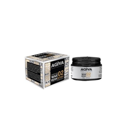 Agiva Hairpigment Wax 02 Color Black 120G