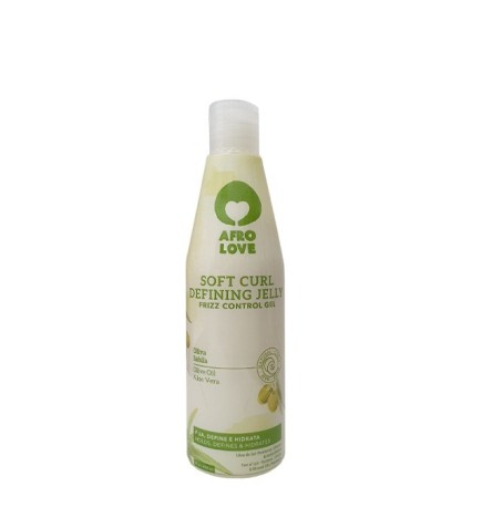 Afro Love Soft Curl Defining Jelly 290ml – Gel Definidor Hidratante para Rizos Tipo 2 y 3 sin Residuos