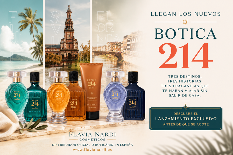 Llegan las nuevas fragancias Botica 214 de O Boticário: Sevilla Dorada, Fiji Paradise y Jardines de Firenze