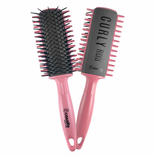 Cepillo Definición Rizos CURLY RDS Casalfe Rosa | Define, Separa y Reduce el Frizz