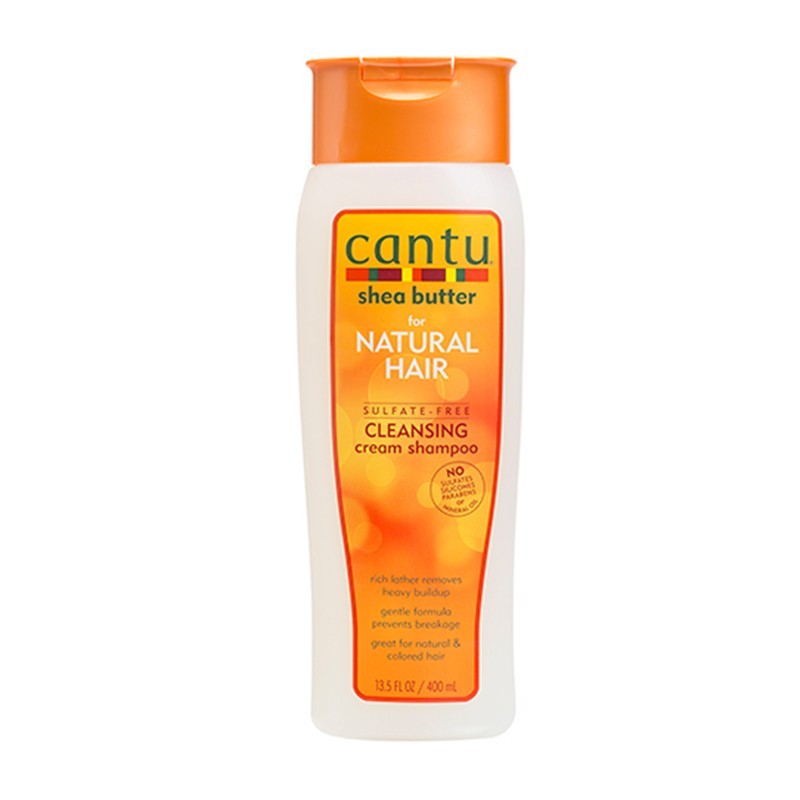 Champú Arrastre Crema Limpiadora Cantu Manteca De Karité 400ml - Limpieza Profunda sin Sulfatos