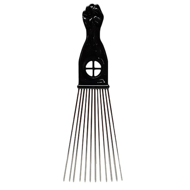 Ahuecador Afro Grande Profesional | Púas Metálicas Extra Anchas para Cabello Grueso y Rizado