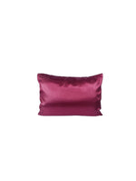 Funda de Almohada de Satén AntiFrizz Burdeos 50x70cm – Protección para Cabello y Piel
