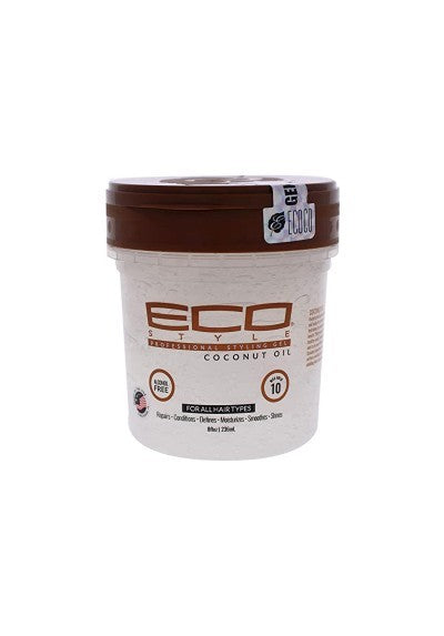Eco Styler Gel Coco 236ml | Fijación Máxima y Brillo con Aceite de Coco 100% Puro