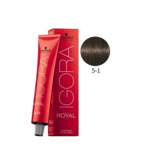 Schwarzkopf Professional Tinte Igora Royal Color 5-1 Castaño Claro Ceniza