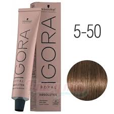 Schwarzkopf Professional Tinte Igora Absolutes 5-50 Castaño Claro Dorado Natural