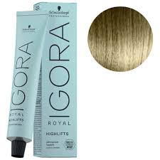 Schwarzkopf Professional Tinte Igora Royal Highlifts 10-1 Rubio Platino Ceniza