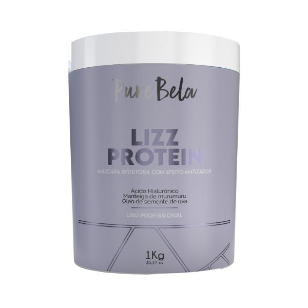 BTX Lizz Protein Máscara Reductora 1Kg | Liso Organico Profesional de Alta Duración