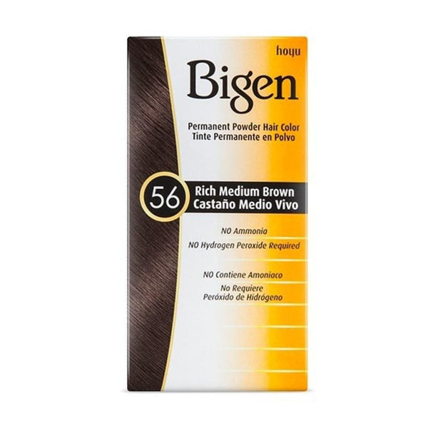Compra Bigen Hair Color Medium Brown Nº56 - Tinte Permanente en Polvo sin Amoniaco