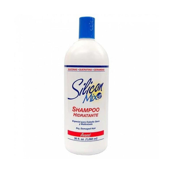 Silicon Mix Champú Hidratante 36oz (1.060ml) – Hidratación y Restauración para Cabello Seco y Dañado