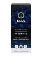 Tinte Natural Índigo Puro Khadi – Coloración vegetal para un negro profundo con reflejos azulados