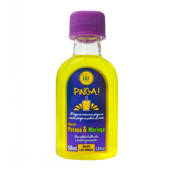 Aceite Capilar Pinga Patúa y Moringa 50ml – Control de Frizz, Brillo y Protección Térmica
