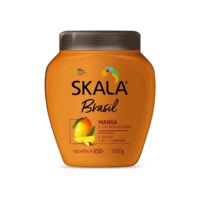 Mascarilla Skala Brasil Manga y Castaña de Pará 1kg – Hidratación Profunda para Rizos Secos y Encrespados