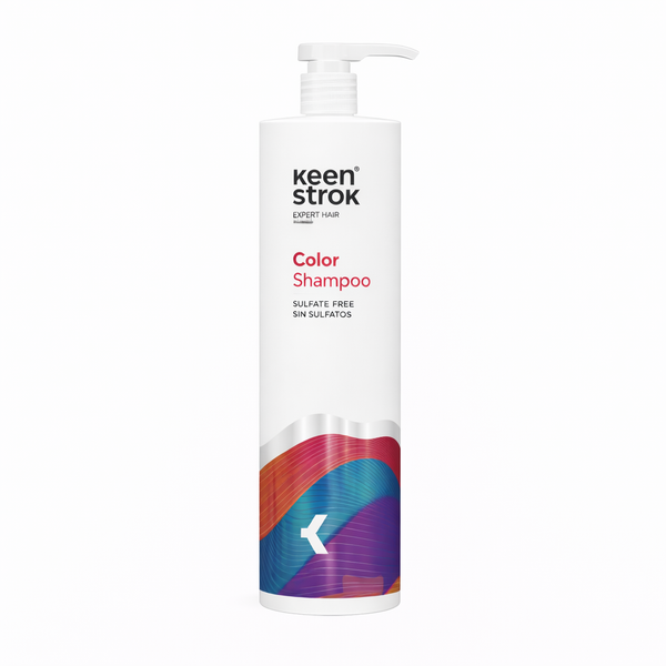 Champú Color Keen Strok 1000ml – Sin Sulfatos para Cabello Teñido con Colágeno y Ácido Hialurónico
