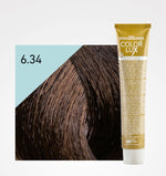 Color Lux 6.34 Rubio Oscuro Dorado Cobre | Tinte Profesional con Argán y Queratina