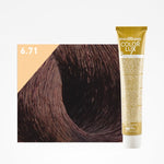 Color Lux 6.71 Frío de chocolate fondant | Tinte Profesional con Argán y Queratina