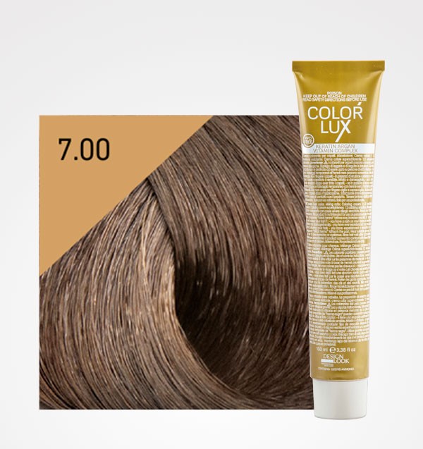 Color Lux 7.00 Rubio Intenso| Tinte Profesional con Argán y Queratina