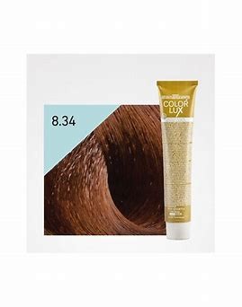 Color Lux 8.34 Rubio Claro Dorado Cobre