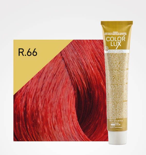 Color Lux R.66 Rojo Intenso | Tinte Profesional con Argán y Queratina