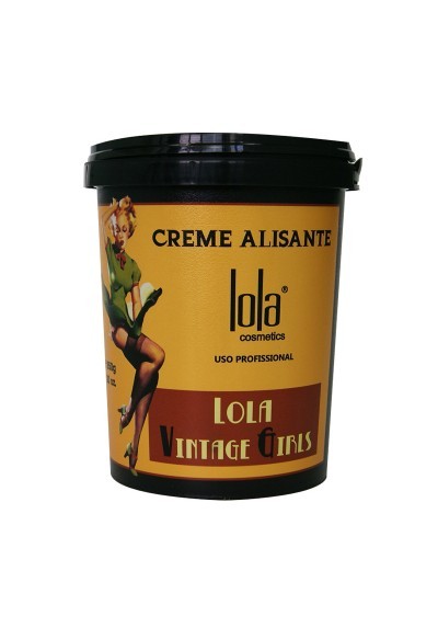 Lola Vintage Girls Crema Alisadora 850g – Alisado Duradero, Brillo y Protección