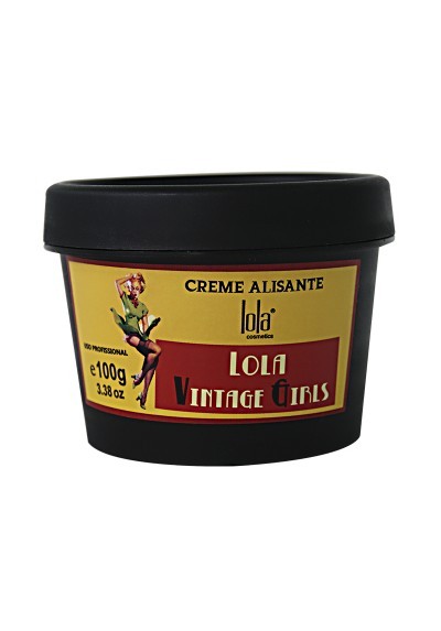 Lola Vintage Girls Crema Alisadora 100g – Alisado Suave, Brillo y Protección