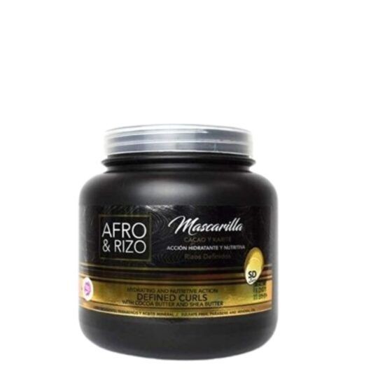 Mascarilla Afro &amp; Rizo 32oz con Cacao y Karité – Hidratación Profunda