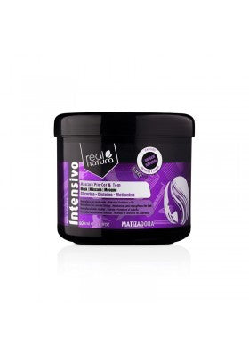 Mascarilla Pro Cor e Tom Real Natura 500ml – Matización y Cuidado del Cabello Blanco y Rubio