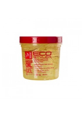 Eco Styler Gel con Aceite de Argán 473ml – Fijación Fuerte y Brillo para Todo Tipo de Cabello