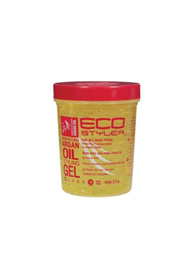 Eco Style Gel Aceite de Argán 946ml | Fijación Máxima con Hidratación y Brillo