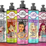 Gota Dourada Acondicionador Matizador 3D Super Black 300ml - Intensifica tu Color Negro