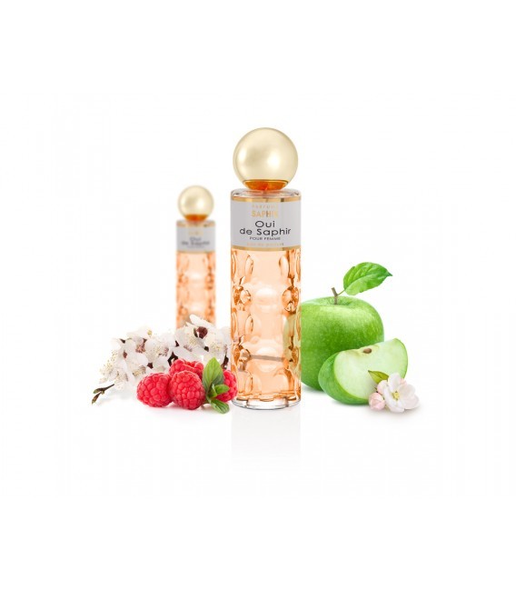 Oui Intense de Saphir Eau de Parfum 200ml – Perfume frutal femenino con cassis, fresia y vainilla
