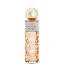 My Future by Saphir Eau de Toilette 200ml – Perfume floral suave y romántico con flor de naranjo, nardos y almizcle